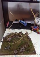Shinken Red Flame Base (Power Rangers) Custom Diorama / Playset