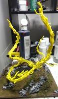 Shinken Red Flame Base (Power Rangers) Custom Diorama / Playset