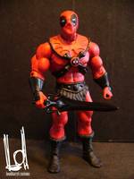 Deadpool the Barbarian (Masters of the Universe) Custom Action Figure