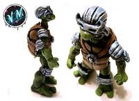 TMNT Adventures Stump Wrestling Leonardo (Teenage Mutant Ninja Turtles) Custom Action Figure