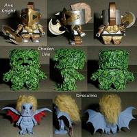 Super-Deformed Interchangeable Monster Figure Set (Castlevania) Custom Miniature / Figurine