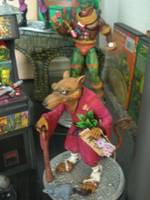 Master Splinter Cartoon Style with Mini TMNT ARCADE GAME! (Teenage Mutant Ninja Turtles) Custom Action Figure