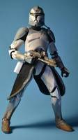 Star Wars Black Series Clone Commander Wolffe (Star Wars) Custom Action Figure