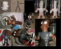 Black Simpson (Original) Custom Action Figure