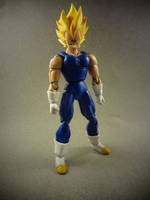 S,H Figuarts Vegeta , Majin Vegeta , Ss3 Vegeta  and God Vegeta (Dragonball Z) Custom Action Figure