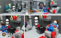 Lego's Captain America Training Room (Lego) Custom Diorama / Playset