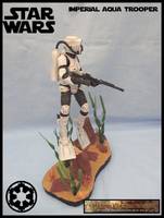 Imperial Aqua Trooper (Star Wars) Custom Diorama / Playset