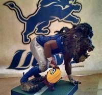 O.D.L. (Original Detroit Lion) (NFL) Custom Miniature / Figurine