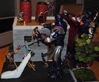X-Men Vs Sentinels (Marvel Universe) Custom Diorama / Playset