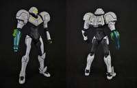 Samus Aran SSB4 Light Suit Custom (Metroid) Custom Action Figure
