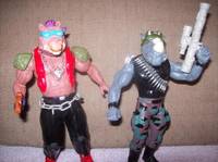 Bebop and Rocksteady (Teenage Mutant Ninja Turtles) Custom Action Figure