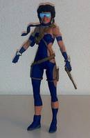 BLACK THORN Elizabeth Thorne (DC Universe) Custom Action Figure