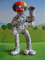 Mummy-Clown Figurine II (Original) Custom Miniature / Figurine