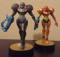 Phazon Suit Samus Aran Amiibo (Super Smash Bros.) Custom Miniature / Figurine