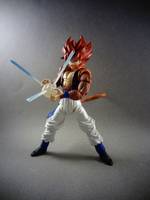 S.H Figuarts Super Saiyan 4 Gogeta (Dragonball Z) Custom Action Figure