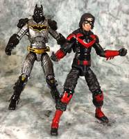 Batman ( W/ Magnetic Batarangs ) (DC Infinite Heroes) Custom Action Figure
