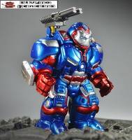 War Machine Iron Patriot Anti Hulk Armor (Lego) Custom Action Figure