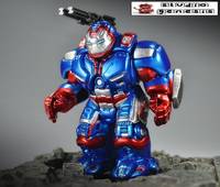 War Machine Iron Patriot Anti Hulk Armor (Lego) Custom Action Figure