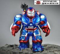 War Machine Iron Patriot Anti Hulk Armor (Lego) Custom Action Figure