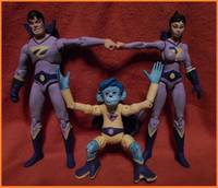 Zan and Jayna, the Wonder Twins! (DC Infinite Heroes) Custom Action Figure