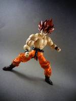 S.H Figuarts False Super Saiyan Goku (Dragonball Z) Custom Action Figure