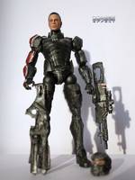Mass Effect 3 Commander Hans Shepard (Mass Effect) Custom Action Figure