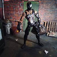 Symbiote Spiderman (Spider-Man) Custom Action Figure