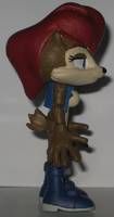 Princess Sally (Freedom Leader Head) (Sonic) Custom Action Figure