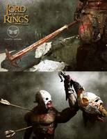 LOTR Berserker with Rohirrim Head (Lord of the Rings) Custom Action Figure