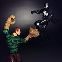 Black Spiderman (Marvel Universe) Custom Action Figure