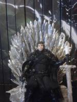 Jon Snow and the Iron Throne (Game of Thrones) Custom Action Figure