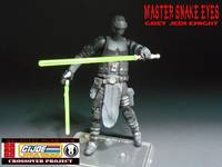 Master Snake Eyes - Grey Jedi Knight (Crossover) Custom Action Figure