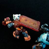 All Dogs Must Beg! Cymric (Original) Custom Miniature / Figurine