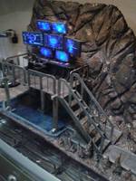Batcave Computers Section (Batman) Custom Diorama / Playset