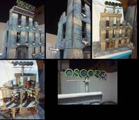 Oscorp Building Ruins (Marvel) Custom Diorama / Playset
