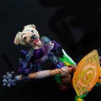 All Cats Must Scream! Chinese Crested (Original) Custom Miniature / Figurine