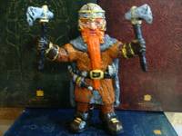 Dwarven Warrior Figurine (Lord of the Rings) Custom Miniature / Figurine