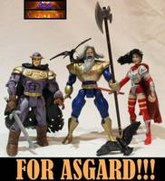 Odin, Baldar, Lady Sif (Marvel) Custom Action Figure