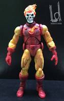 Iron Ghost (AOA Iron Man/Ghost Rider) (Marvel Legends) Custom Action Figure