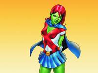 MISS MARTIAN M’Gann M’Orzz Teen Titans (DC Universe) Custom Action Figure