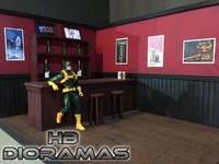 Bar Diorama (Marvel Legends) Custom Diorama / Playset