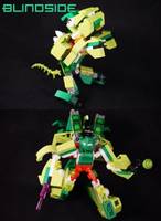 Battle Changer OC Blindside (Lego) Custom Miniature / Figurine
