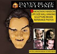 Unknown Hinson Life Sized Wall Hangin Bust (Original) Custom Statue / Bust