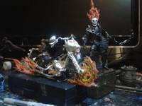 ghost rider and Hell cycle (Marvel Universe) Custom Action Figure