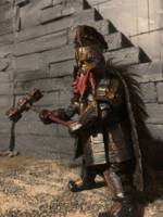 Dain Ironfoot II (Hobbit) Custom Action Figure [Side view to see more detail and paint job upgrade etc]