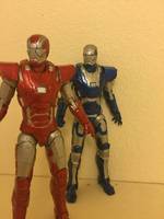 Blue Steel Iron man (Marvel Legends) Custom Action Figure