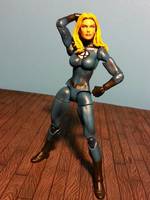 Sue Storm V.2 darker blue paint (Marvel Legends) Custom Action Figure