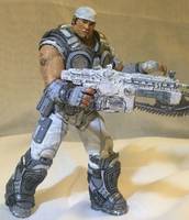 Marcus Fenix( Siberian mountain war version) (Gears Of War) Custom Action Figure