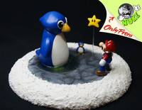 Lil' Penguin Lost Diorama variant (Nintendo) Custom Diorama / Playset