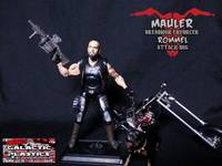 MAULER Dreadnoks Enforcer with ROMMEL Attack Dog (G.I. Joe) Custom Action Figure